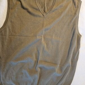 Jos. A. Bank Taupe Pima Cotton Sweater Vest